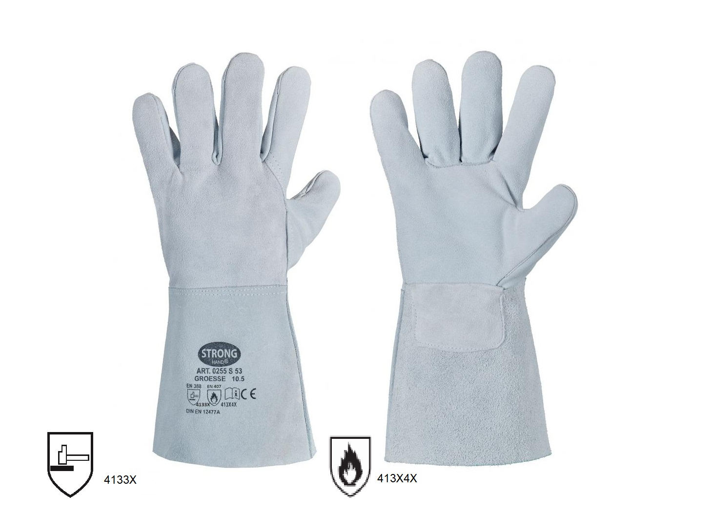 Schweißer-Rindslederhandschuhe PREMIUM