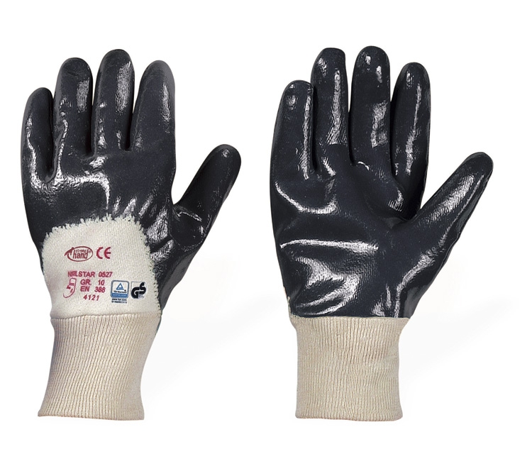 NITRIL-HANDSCHUHE PREMIUM EN388 BLAU