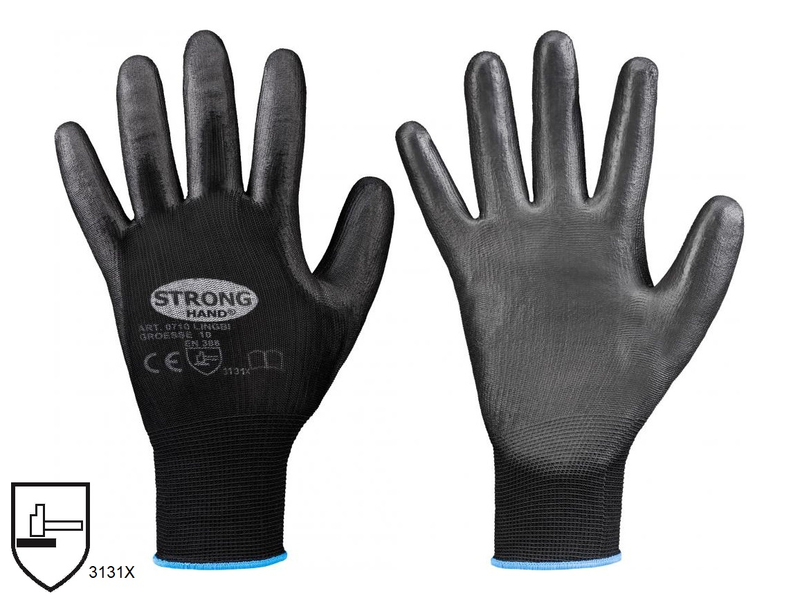 PU-Feinstrick-Handschuh EN388