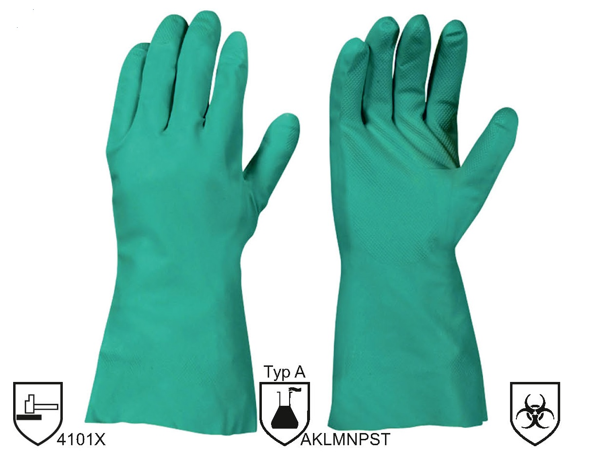 Nitril Chemikalien-Schutzhandschuhe PREMIUM